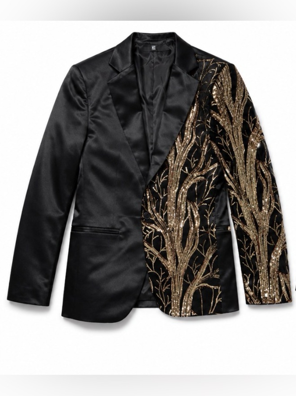 Youth 14 Black & Gold Sequin Statement Blazer